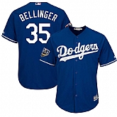 Dodgers 35 Cody Bellinger Royal 2018 World Series Cool Base Player Jersey Dzhi,baseball caps,new era cap wholesale,wholesale hats
